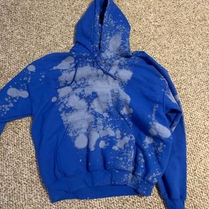 Bleached Blue Hoodie